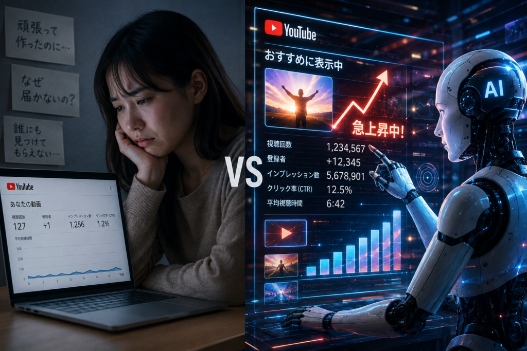 AI研究者の私が探る「YouTubeでバズる人、YouTubeがバズらせない人」